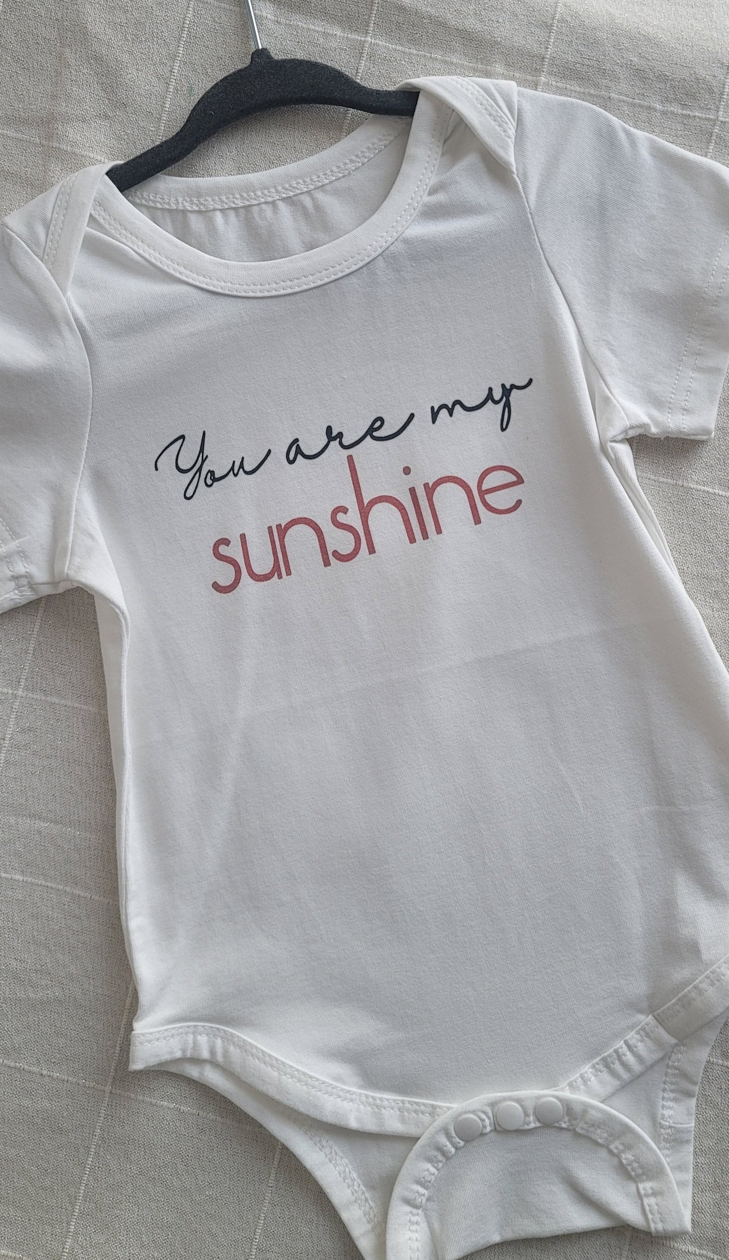 You are my sunshine baby romper
