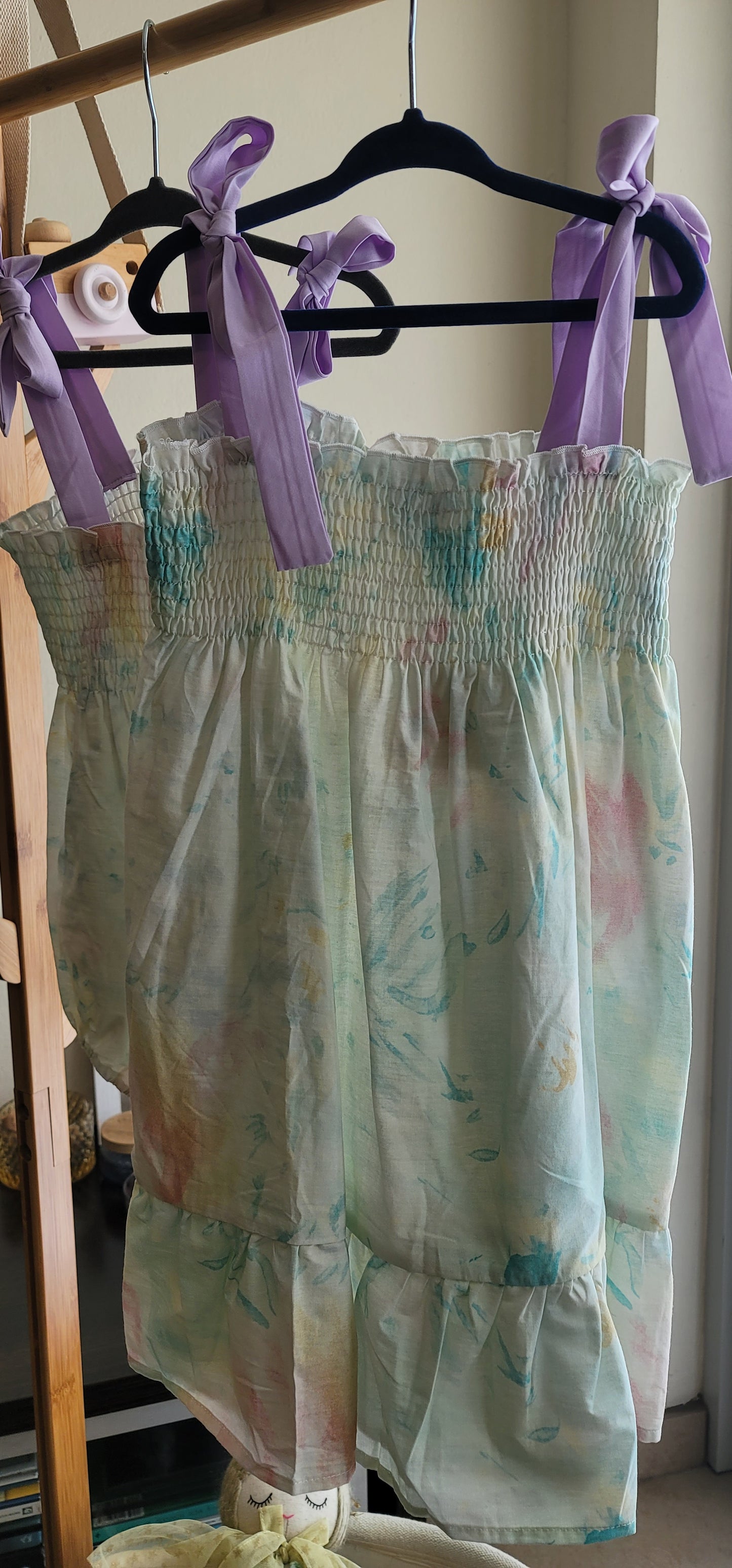 Lilac pastel girl dress