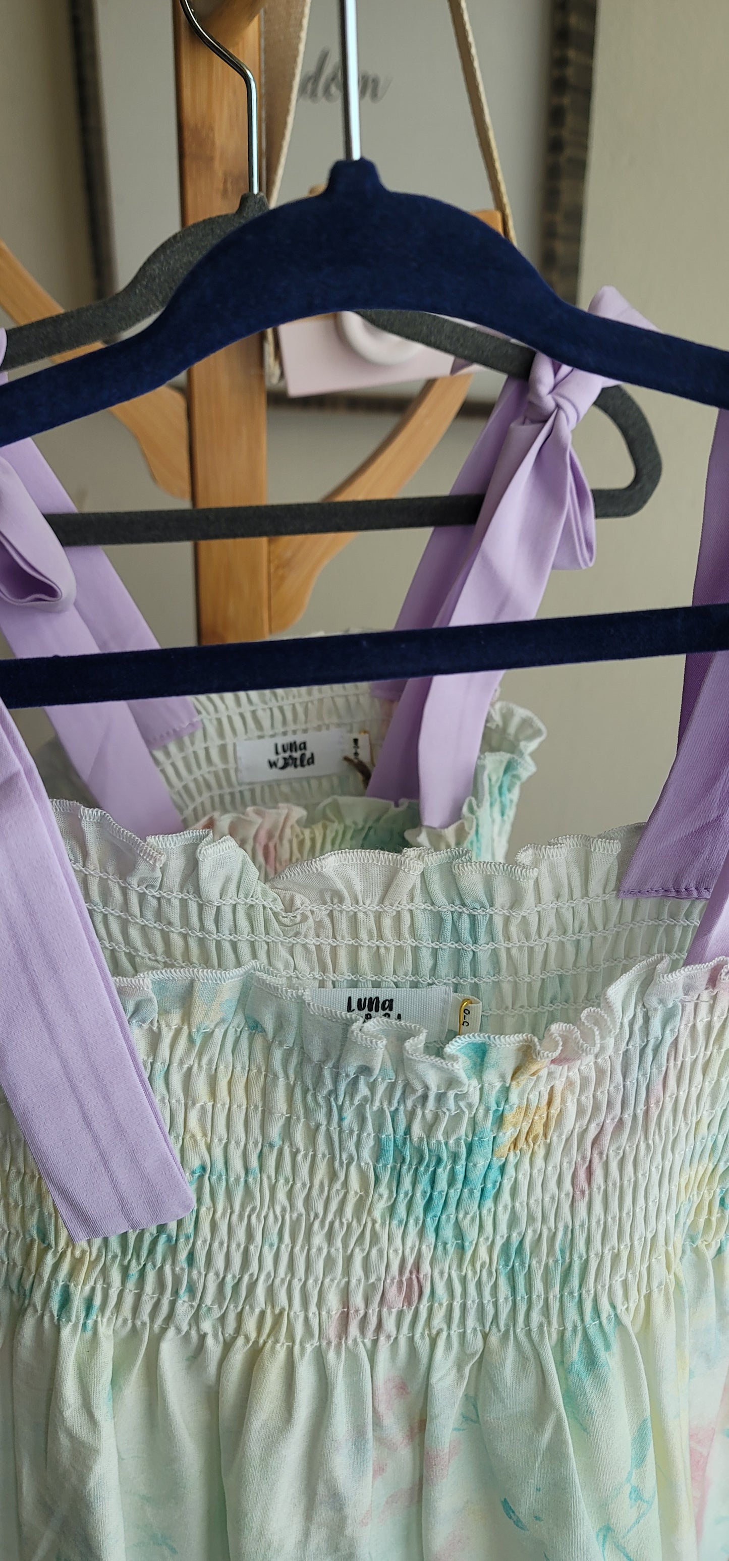 Lilac pastel girl dress