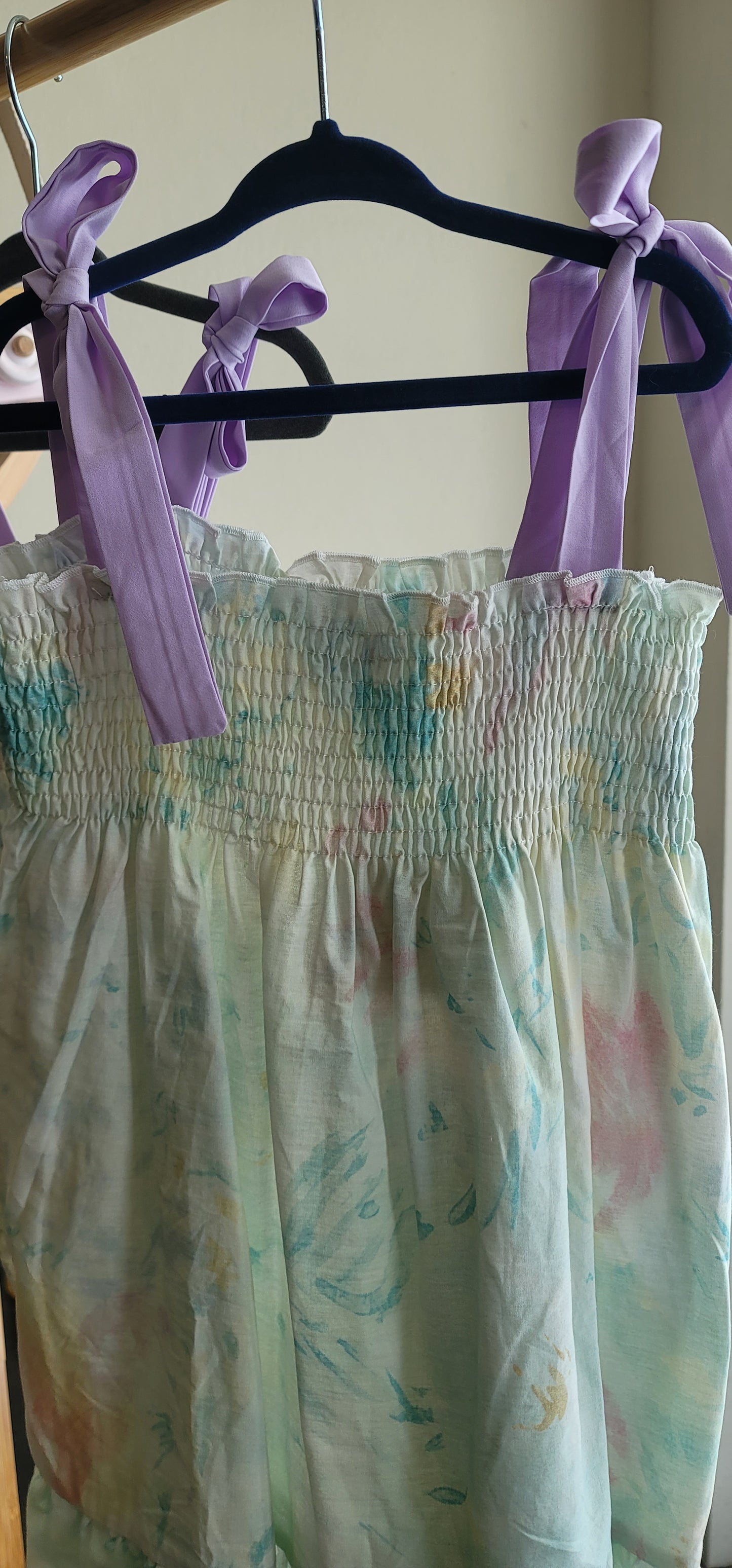 Lilac pastel girl dress