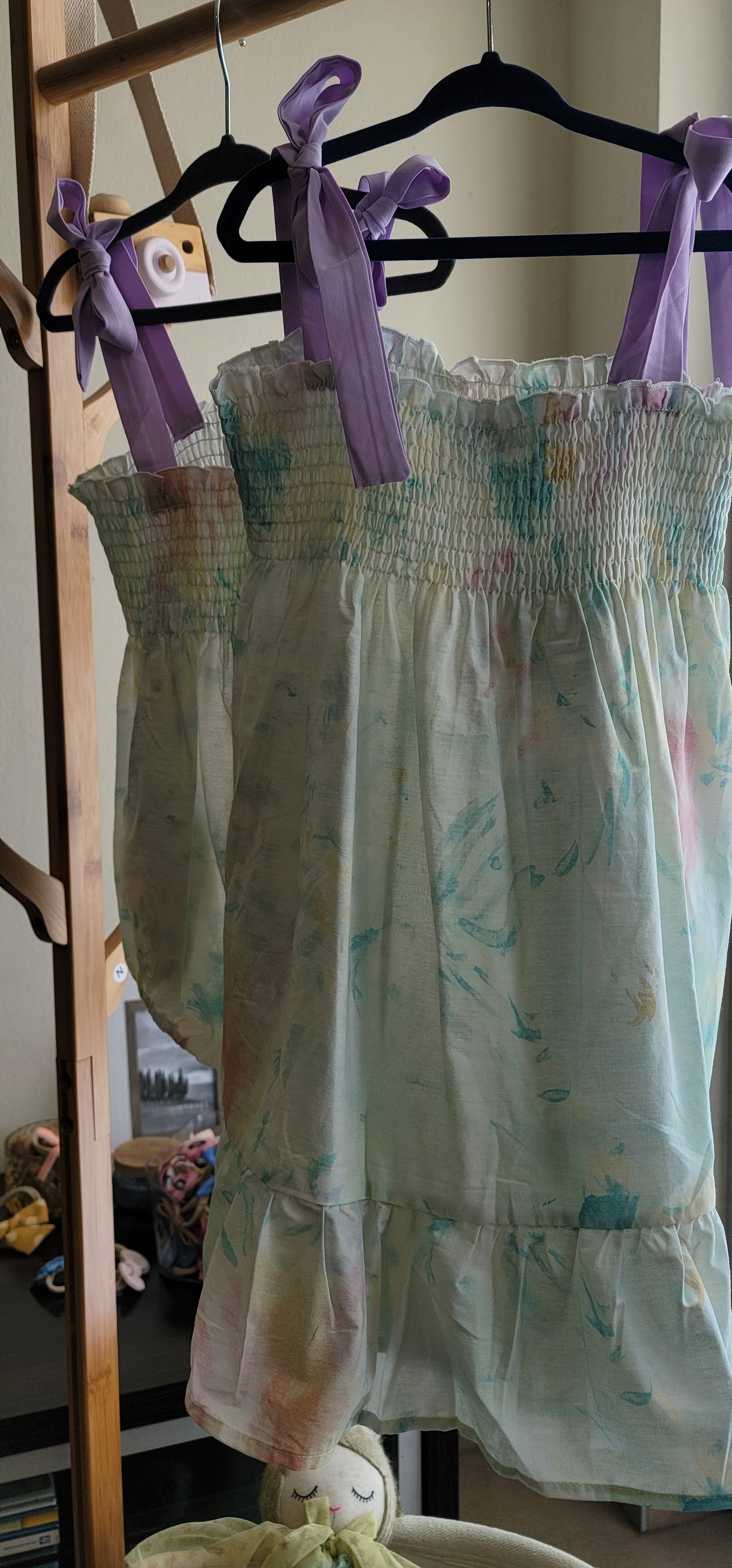 Lilac pastel girl dress