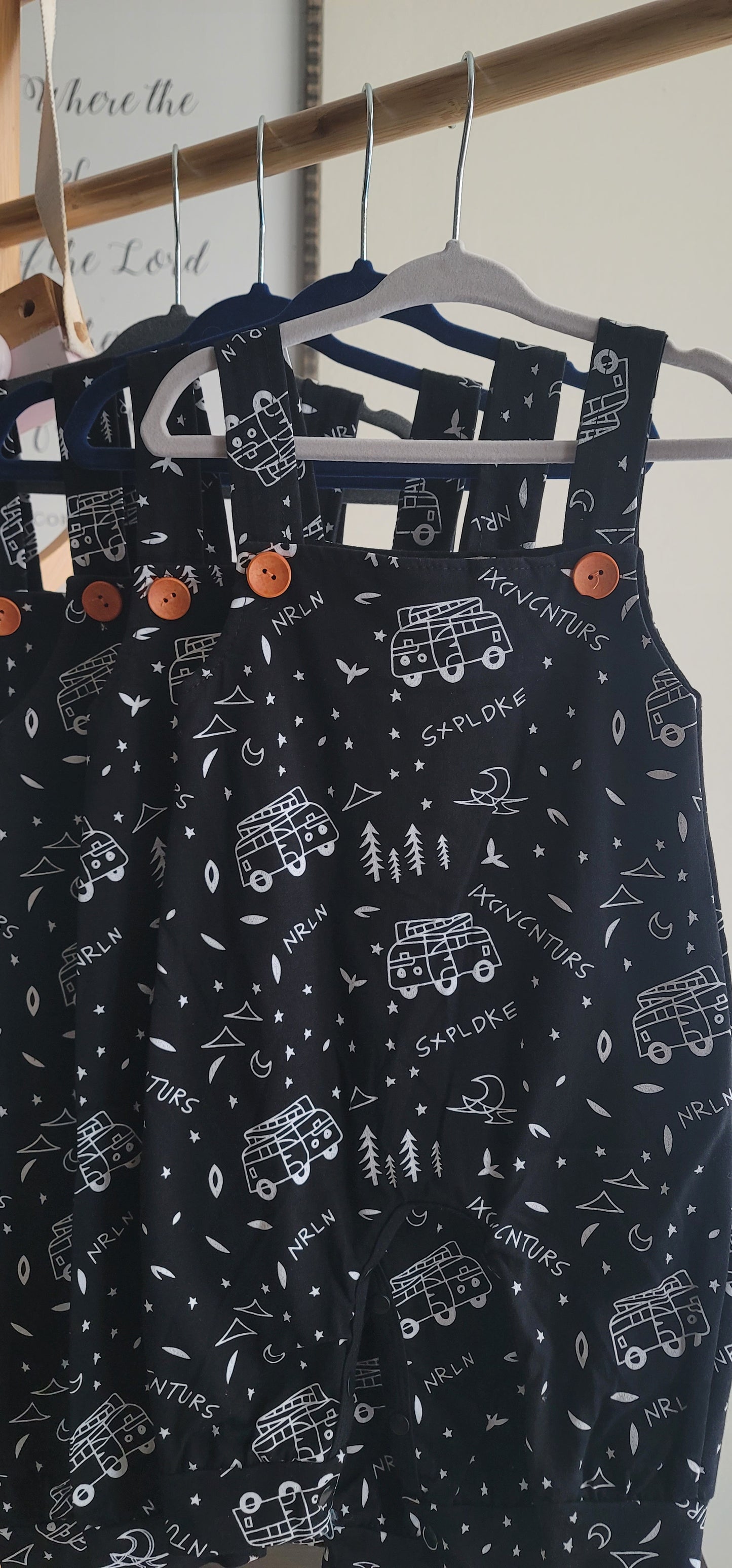 Baby boy black romper