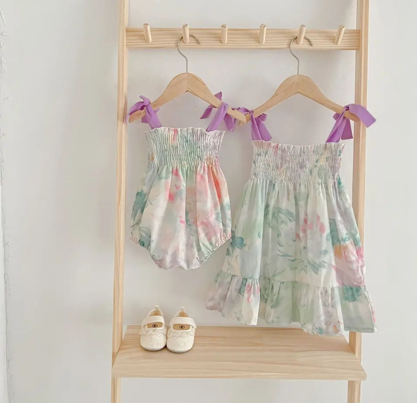 Lilac pastel girl dress