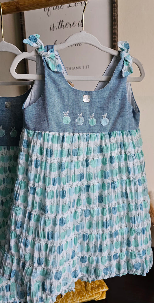 Vestido Tela Manzanas (toddler)