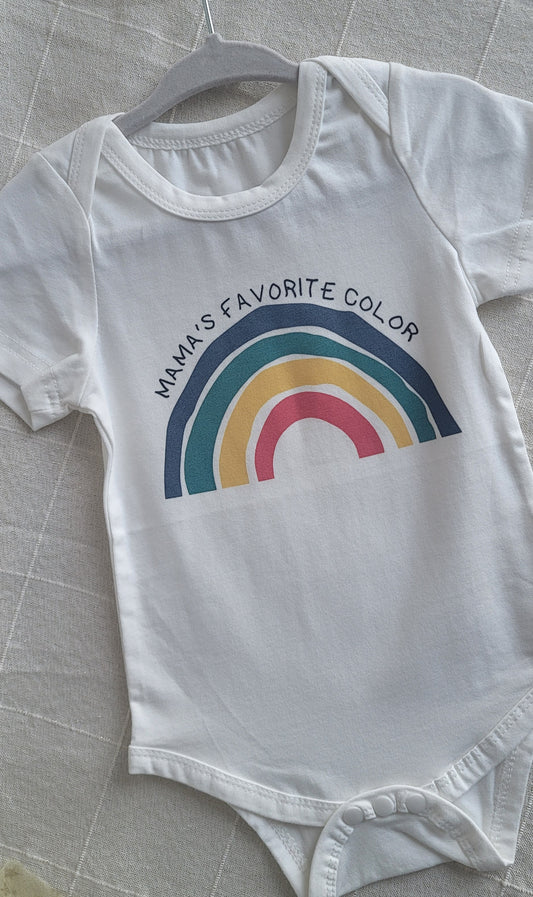 Mama's favorite color baby romper