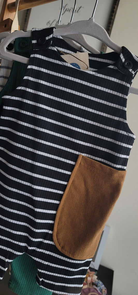Black romper for boys