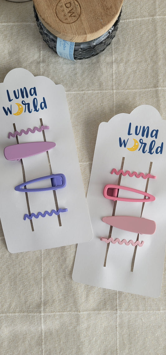 Retro hair clips